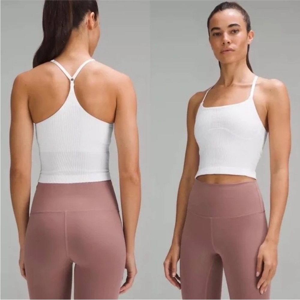 BNWOT Lululemon Strappy Seamless Yoga Shelf Tank Size 6